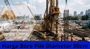 harga bore pile diameter 80cm
